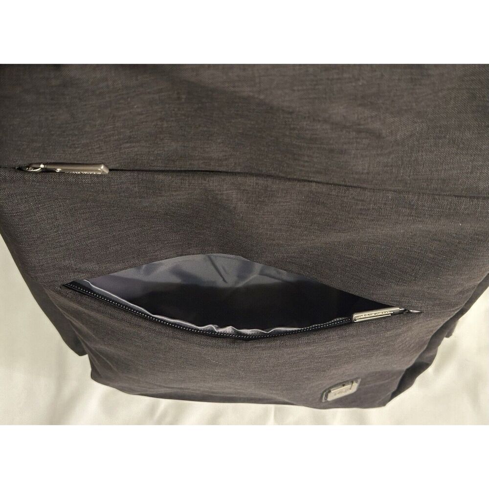 Mark Ryden Charcoal Gray Multi-Pocket Business Travel Backpack NEW - Picture 8 of 9